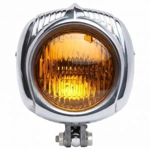 Phare Bobber Vintage optique Jaune - Holdfast