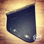 Sacoche Latérale Marron Vintage Softail/Swingarm vintage Bag Softail Brown Leather - Vue 4 - Holdfast