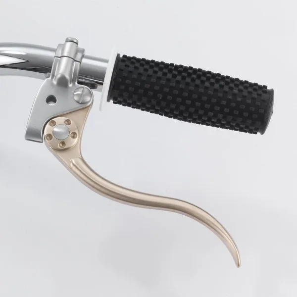DELUXE LINE CLUTCH LEVER ASSEMBLY ALUMINUM & BRASS SATIN