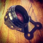 Black LED brake light "Iron" with brass screw - View 3 - Holdfast