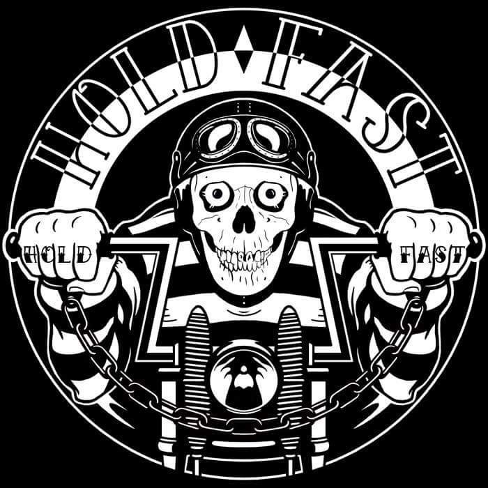 Autocollant Rond Hold Fast "Ghost Rider"