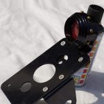 Motorcycle side-mount brake light, black "Iron" - View 2 - Holdfast
