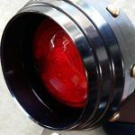 Motorcycle side-mount brake light, black "Iron" - View 3 - Holdfast