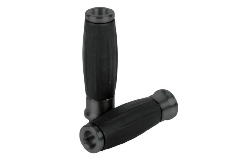 Handgrips / Poignées "Gentleman" Black aluminium for Ø 25 mm (1")