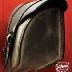 Vintage Brown Softail/Swingarm Bag - View 3 - Holdfast