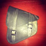 Vintage Brown Softail/Swingarm Bag - View 2 - Holdfast