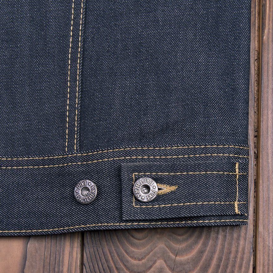 Cut Denim Biker 1963 Roamer Vest 11oz metal - Vue 7 - Holdfast