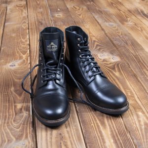 Stivali da motociclista in pelle stile vintage 1966, modello basso - Holdfast