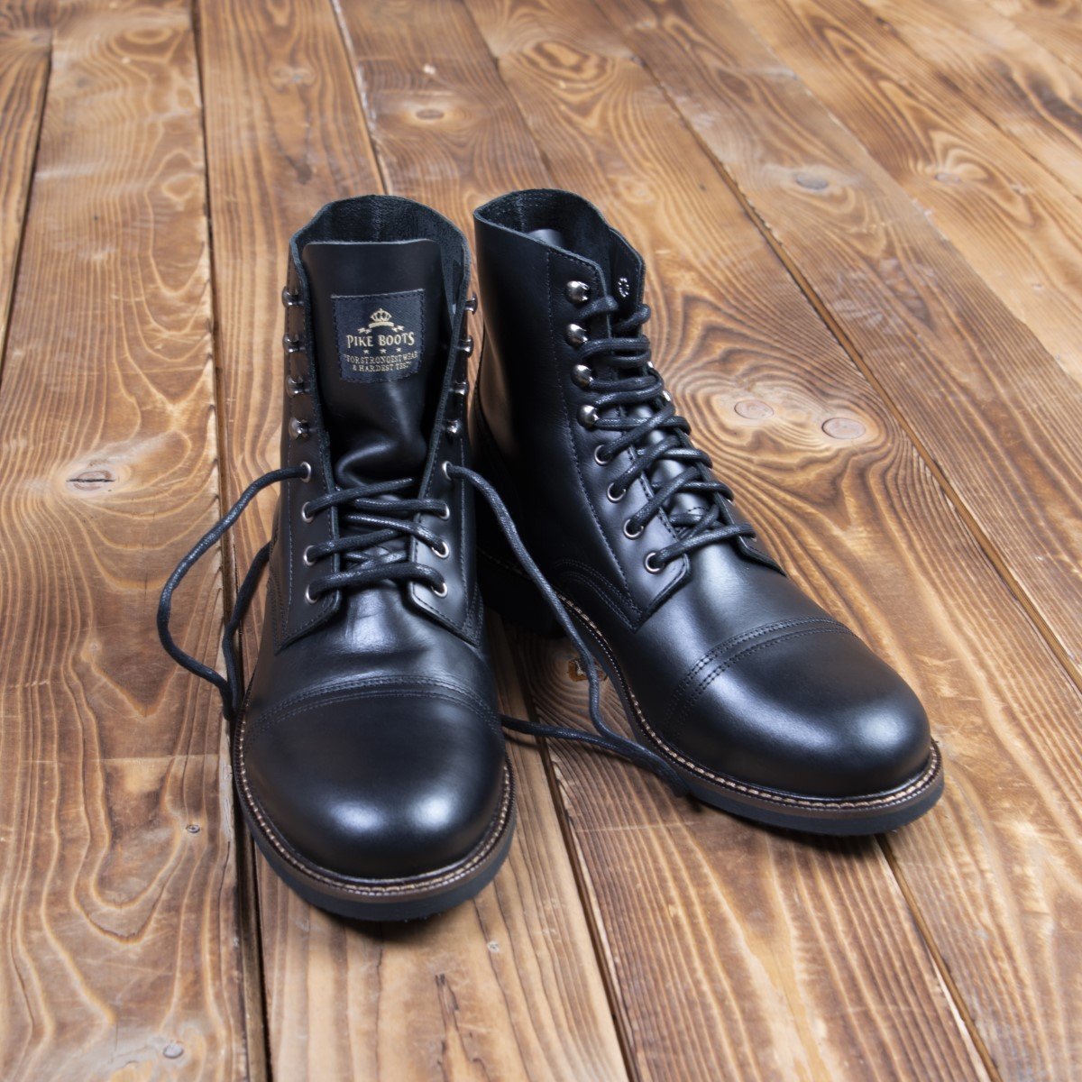 bottes-moto-cuir-vintage-1966-low-quarters - Holdfast