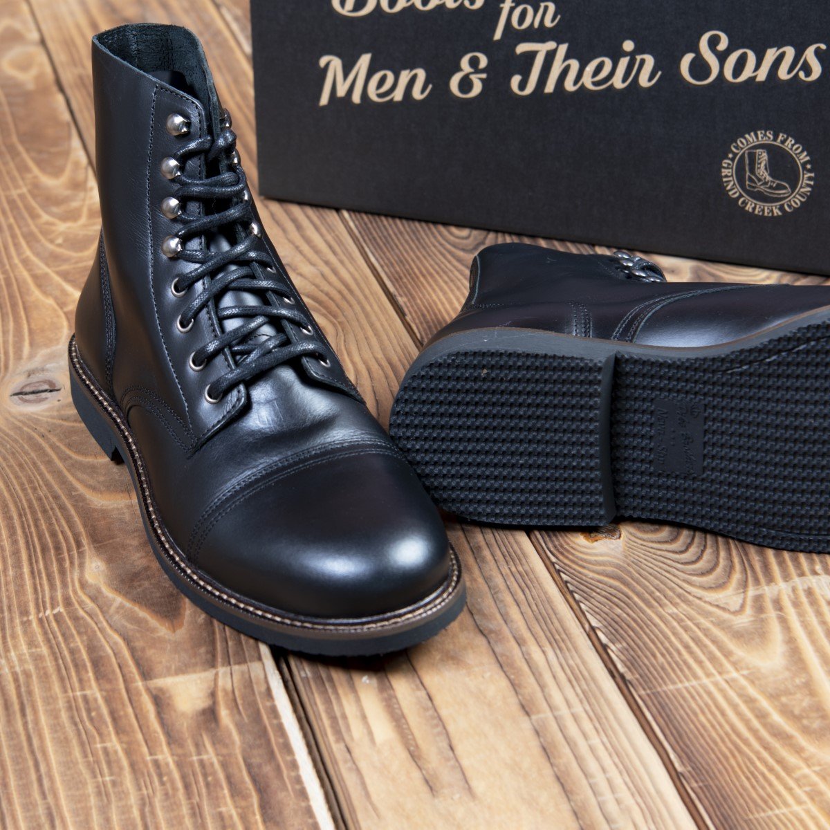 bottes-moto-cuir-vintage-1966-low-quarters - Vue 8 - Holdfast