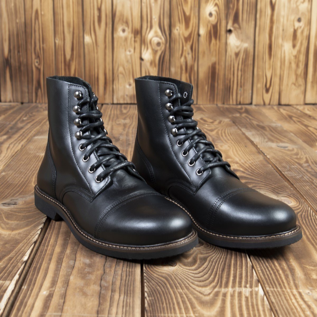 bottes-moto-cuir-vintage-1966-low-quarters - Vue 2 - Holdfast
