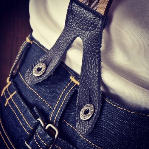 Completo da prigioniero con pantaloni e bretelle - Vista 16 - Holdfast