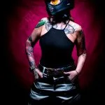 Vintage-Jeanshose für Damen im Prisoner-Stil - Holdfast