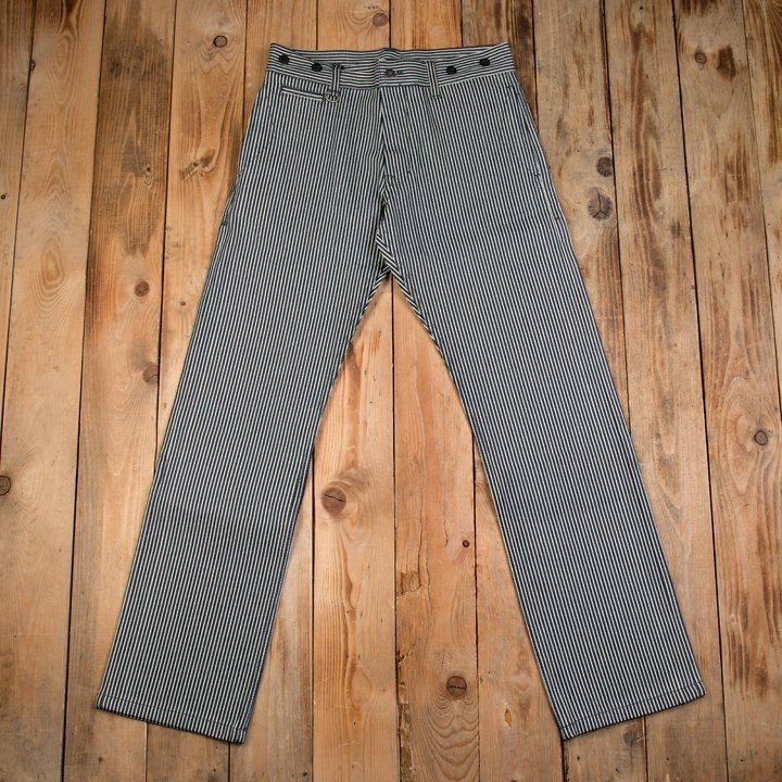 Gestreifte Gefangenenhose von 1942, Hickory 12oz - Ansicht 8 - Holdfast