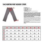 1942 Striped Prisoner Trousers, Hickory 12oz - View 12 - Holdfast