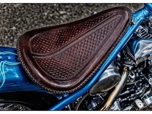 SELLE CUIR MARRON "HOLLISTER"