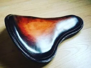 SELLE CUIR HOLD FAST "RUST SPIRIT" MARRON VIEILLI