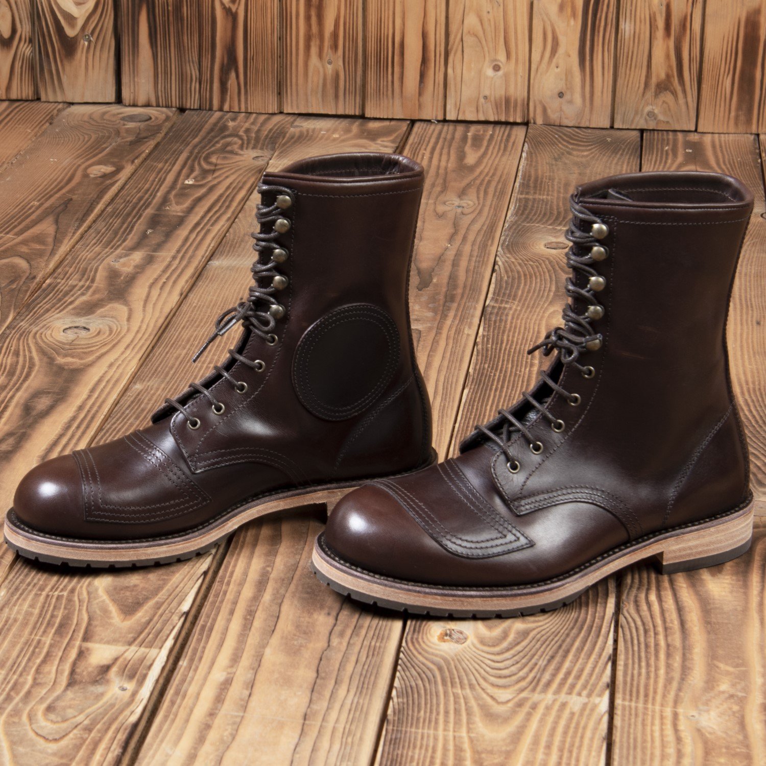 1966 Explorer Boots Brown - Vue 6 - Holdfast