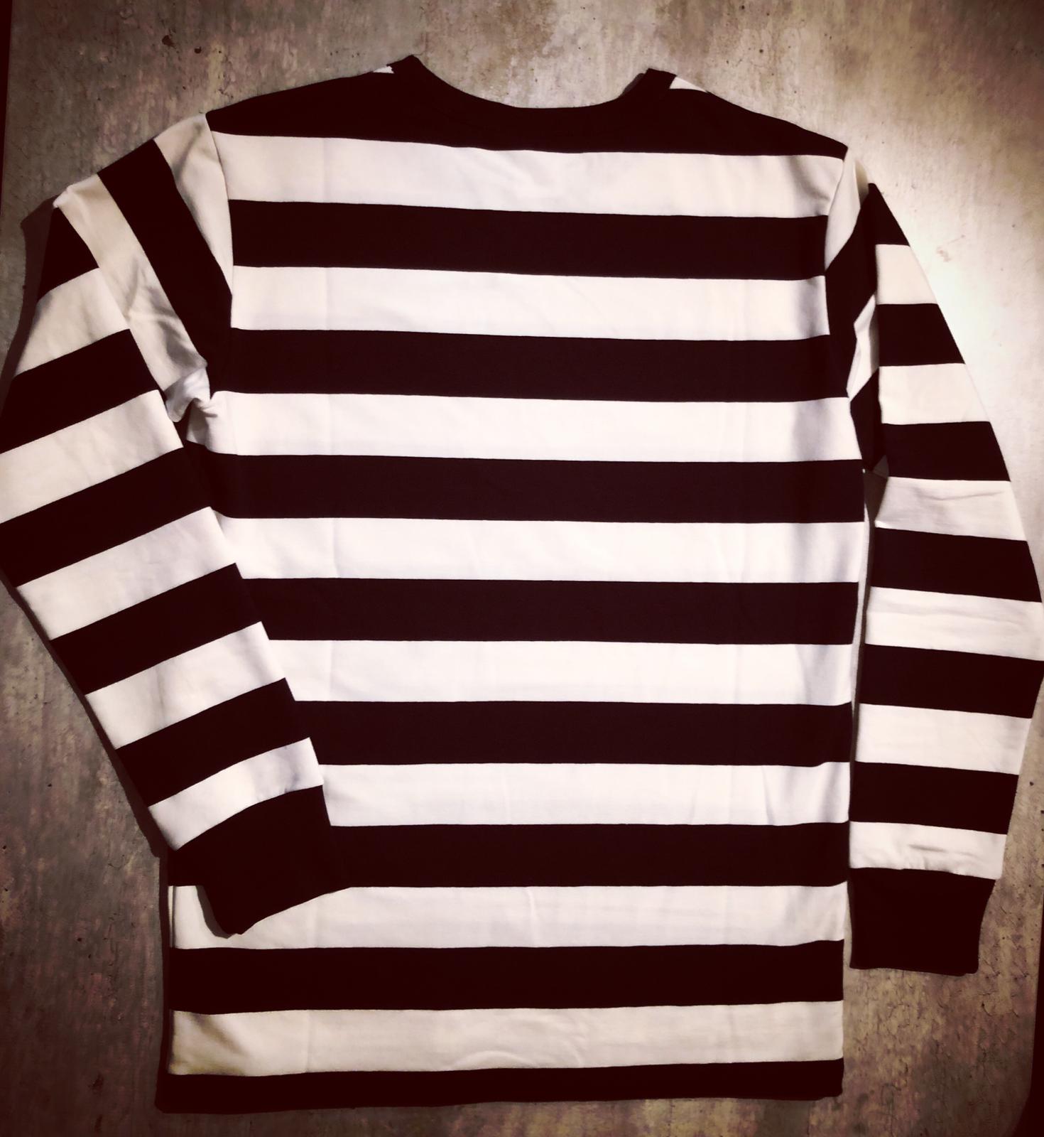 pull-prisonnier-rayé-noir-blanc-hold-fast-coton-manche-longue