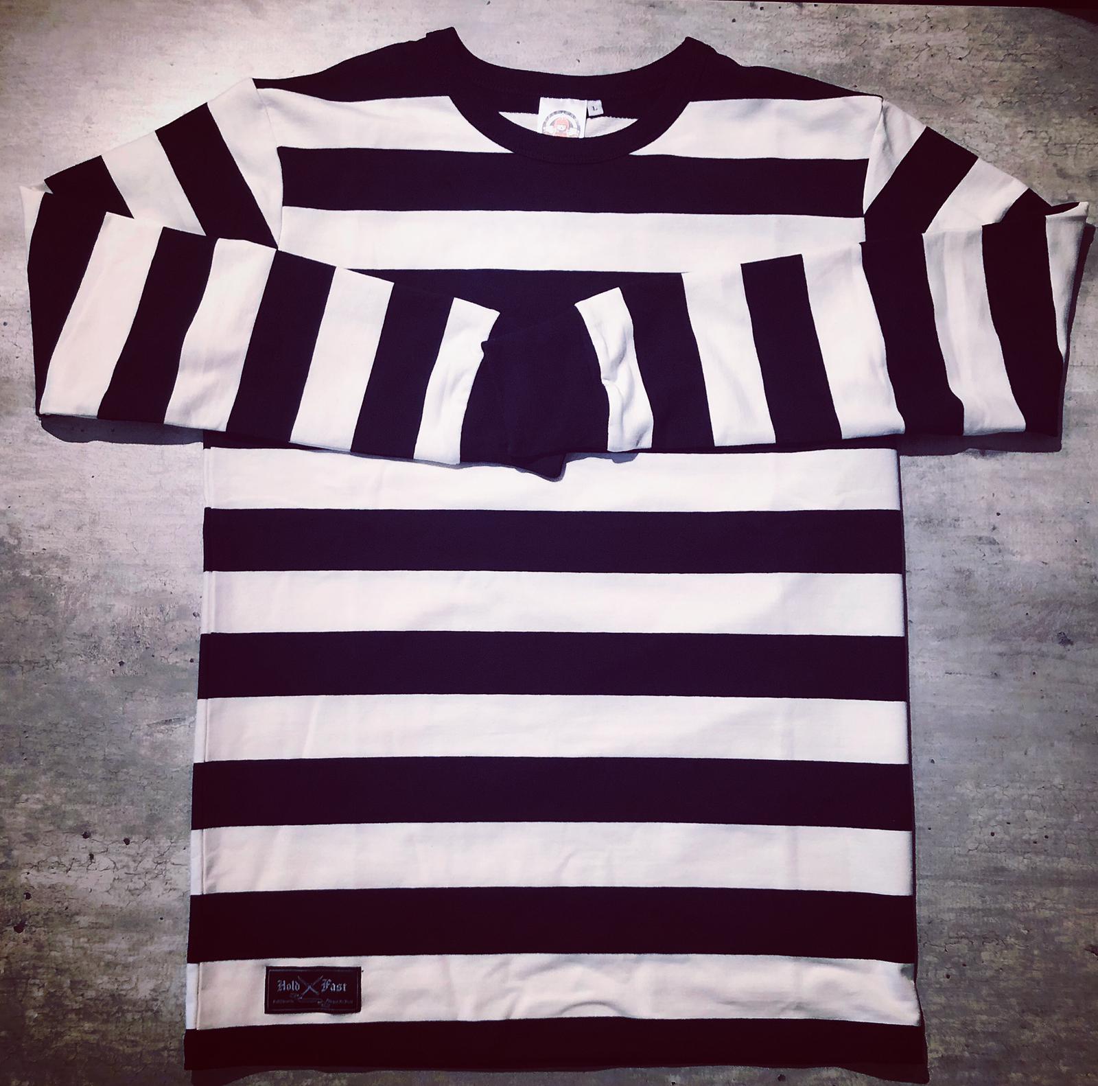 pull-prisonnier-rayé-noir-blanc-hold-fast-coton-croisé