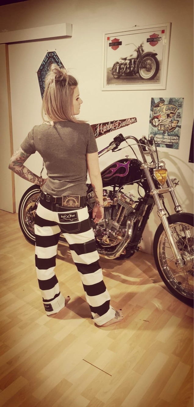 Vintage denim gevangenisbroek voor dames - Model 5 - Holdfast