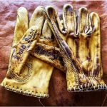 Gants cuir moto bronze vintage 1936 Motostuka Hold Fast