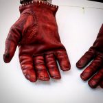 Gants cuir RED BLOODY 1936 Hold Fast - dos de la main - Holdfast