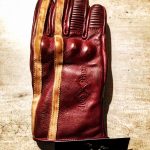 Gants Cuir Moto Rouge Racing Vintage Hold Fast - interieur - Holdfast