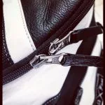 Motorradtasche-Sissi-Bar-Leder-Reißverschluss