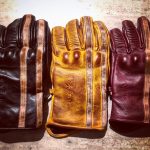 Handschuhe-Leder-Motorrad-Le Mans-1971-Vintage-Holdfast-Sortiment