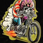stickers customisation moto japan rider