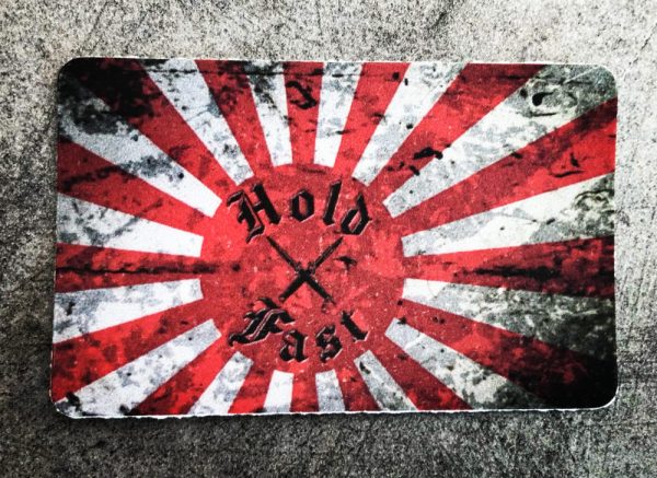 Autocollant Drapeau Japonais Hold Fast