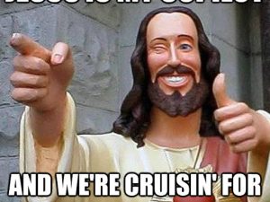 STICKER-Harley davidson-JESUS