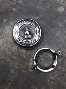 Air Carburator Cover "In Chopper We Trust" - Holdfast