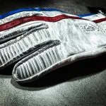 Gants moto Cuir Blanc 1971 Le Mans - poignet - Holdfast