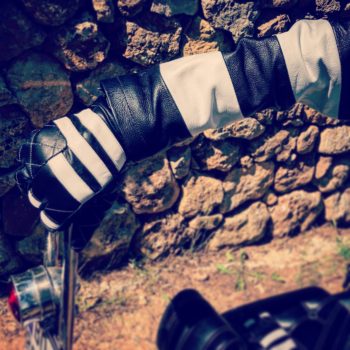 GANTS CUIR JAPAN STYLE MATELASSES HOLD FAST FULL THROTTLE - etiquette - Holdfast
