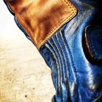 Gants Cuir Bleu Pétrole 1971 Le Mans - dos de la main - Holdfast