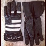 GANTS CUIR JAPAN STYLE MATELASSES HOLD FAST FULL THROTTLE - dessus - Holdfast