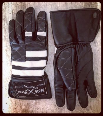 GANTS CUIR JAPAN STYLE MATELASSES HOLD FAST FULL THROTTLE - dessus - Holdfast