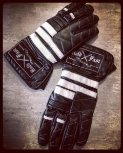 Gants cuir moto japan style matelasses Full Throttle Hold Fast