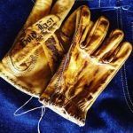 Gants cuir bronze 1936 Hold Fast Motostuka - dos de la main - Holdfast