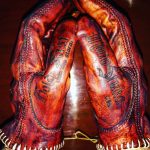 Gants cuir RED BLOODY 1936 Hold Fast - poignet - Holdfast