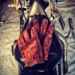Gants cuir RED BLOODY 1936 Hold Fast - profil - Holdfast