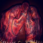 Gants cuir RED BLOODY 1936 Hold Fast - paume - Holdfast