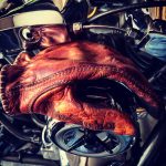 Gants cuir RED BLOODY 1936 Hold Fast - vue laterale - Holdfast