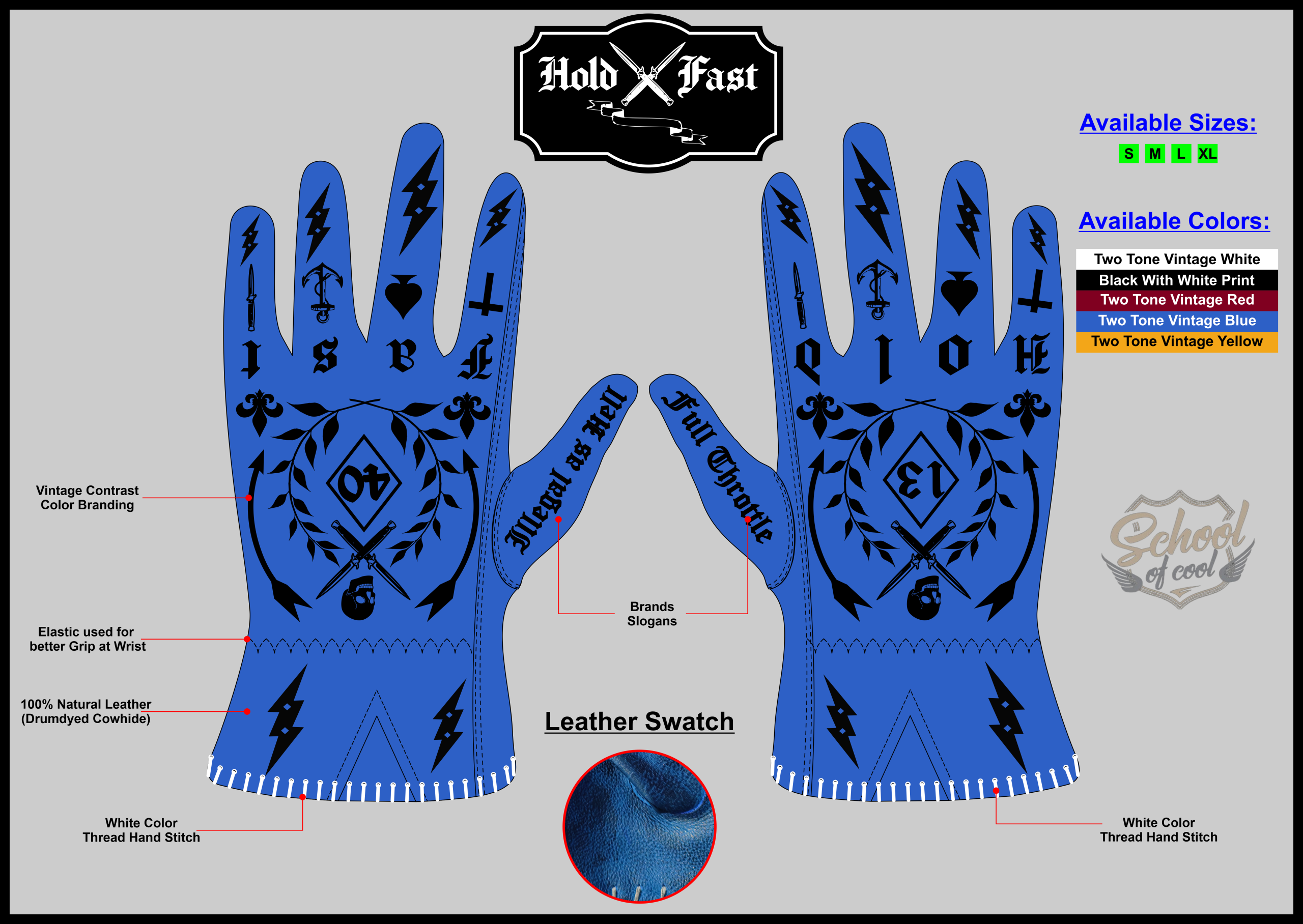 gants-cuir-moto-vintage-tattoo-bleus-tatouage-holdfast-grille-taille