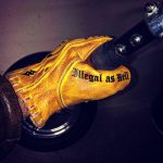 Gloves-leather-motorcycle-tattoo-tattooed-holdfast-calfskin-biker-custom-illegal