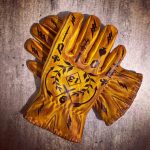 Gloves-leather-motorcycle-tattoo-tattooed-holdfast-calfskin-biker-custom-flat