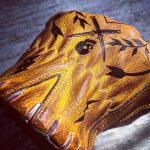 Gloves-leather-motorcycle-tattoo-tattooed-holdfast-calfskin-biker-custom-vintage-fists