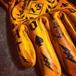 Gloves-leather-motorcycle-tattoo-tattooed-holdfast-calfskin-biker-custom-detail
